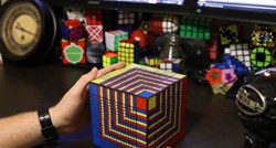 Trebalo mu sedam i pol sati da složi najtežu Rubikovu kocku na svijetu