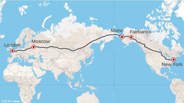 Autom od Londona do New Yorka? Rusi žele graditi mega-autocestu od 20.000 kilometara
