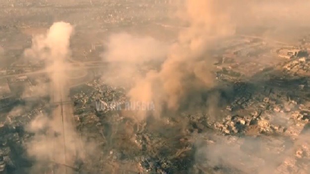 Dron snimio žestoke borbe: Pogledajte kako Rusi razvaljuju ISIS u Damasku