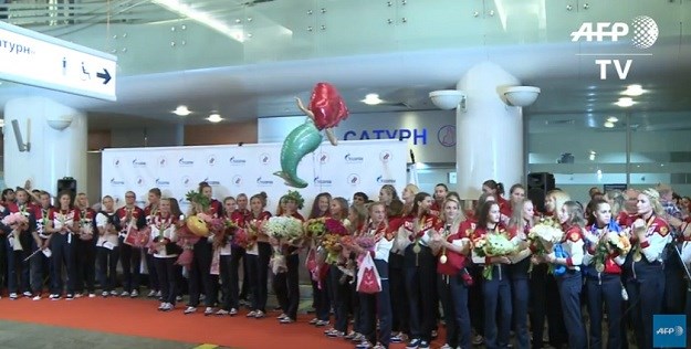 VIDEO Ruski olimpijci dočekani kao heroji