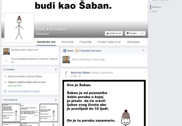 "Budi kao Šaban": Iznenadit će vas tko stoji iza najvećeg Facebook hita u regiji
