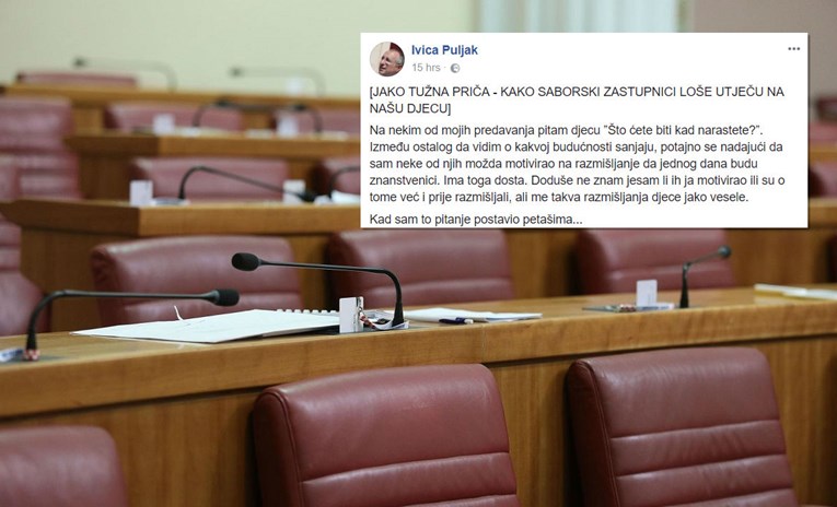 Puljak objavio tužnu priču na Fejsu: "Dječak mi je rekao da želi biti saborski zastupnik"