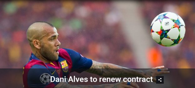 Službeno: Dani Alves ostaje u Barceloni