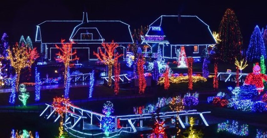 Nikad raskošnija Božićna bajka obitelji Salaj: Zasjalo gotovo dva milijuna lampica