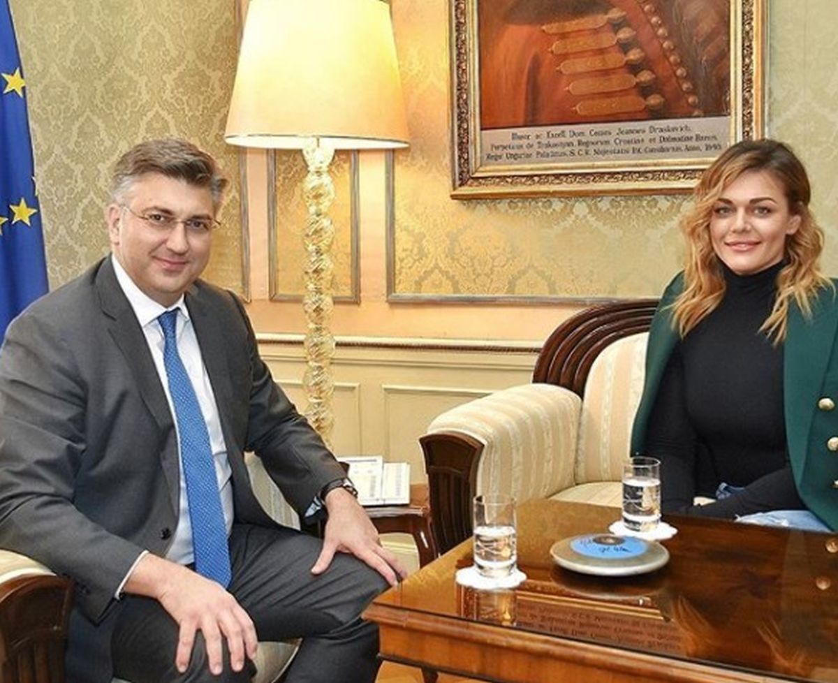 Sandra Perković pohvalila se druženjem s Plenkovićem, jedan detalj nije prošao neopaženo