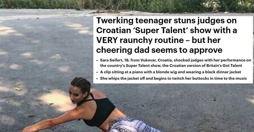 VIDEO Svjetski mediji o seksi twerkerici iz Vukovara: "Hrvati je kritiziraju, ali tata je podržava"