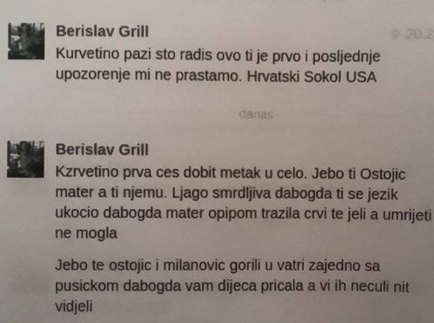 Evo kako se šatordžije pripremaju za antiprosvjed:  Kurvetino, prva ćeš dobiti metak u čelo!