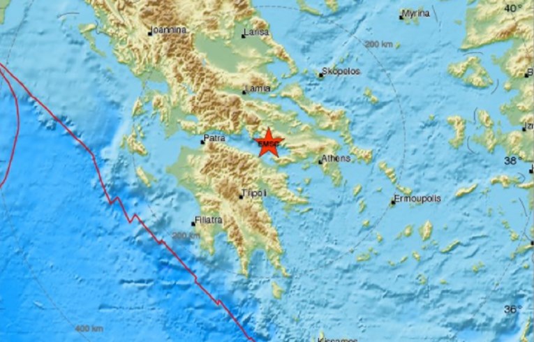Središnju Grčku pogodio potres jačine 4,6 stupnjeva po Richteru