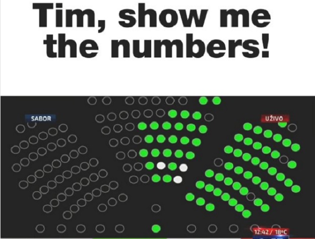 SDP se sprda s kaosom u Saboru: "Popustili dugmići, Tim, show me the numbers!"