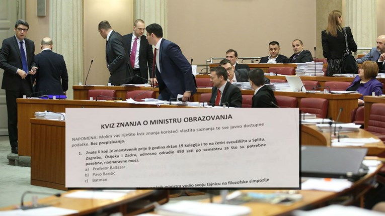 SDP-ovci objavili kviz o Barišiću, možete li ga riješiti bez prepisivanja?