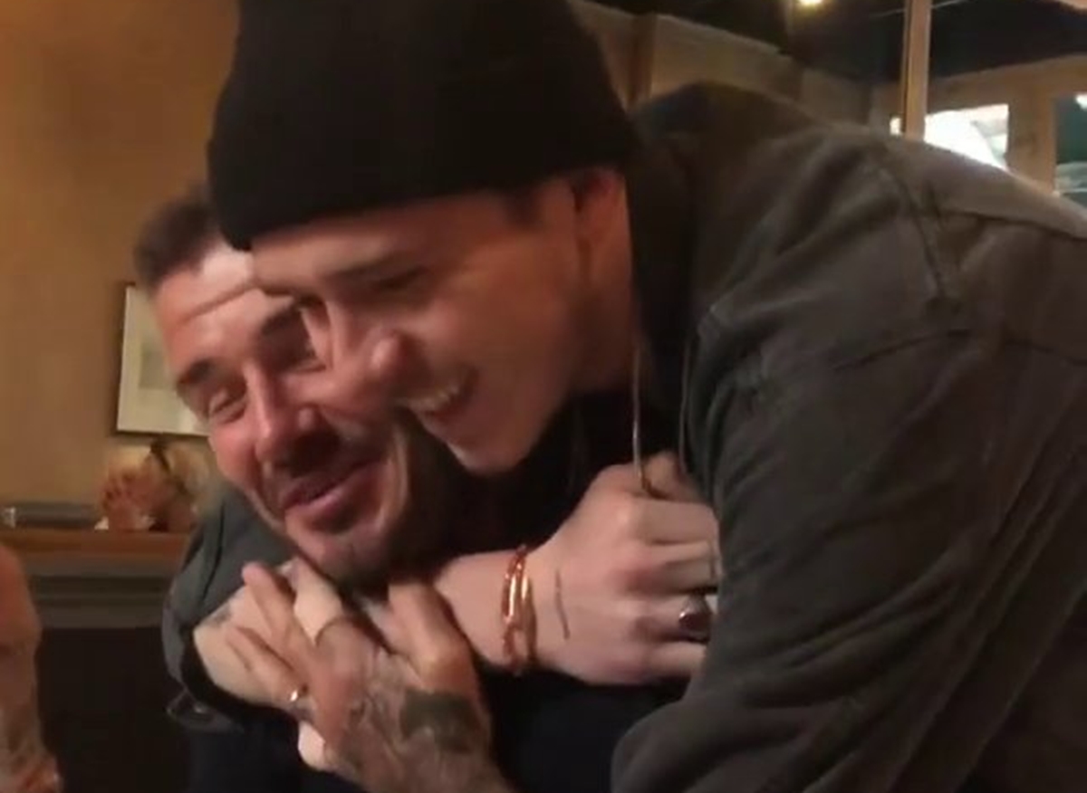 David Beckham rasplakao se usred restorana