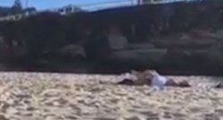 VIDEO Napaljeni par šokirao posjetitelje plaže: "Seksaju se ispred mene"