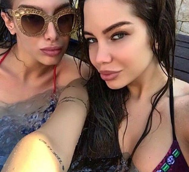 FOTO Sestre Šegetin u zagrljaju srpskih nogometaša: Barbra se pomirila s bivšim