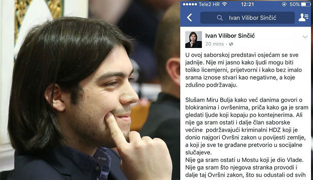 Sinčić bijesan na MOST, posebno ga razočarao Bulj: Neki ljudi zaista imaju obraz kao đon