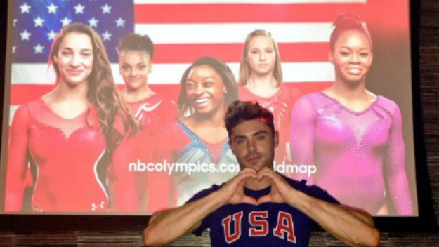 Zac Efron na Twitteru opasno koketira s 19-godišnjom olimpijskom gimnastičarkom
