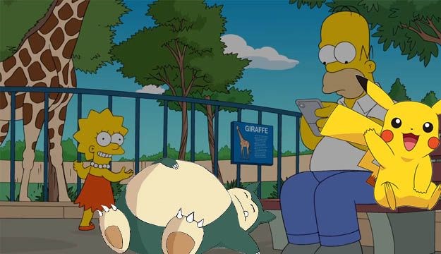 VIDEO D`oh!: Ni Homer Simpson nije odolio lovu na Pokemone