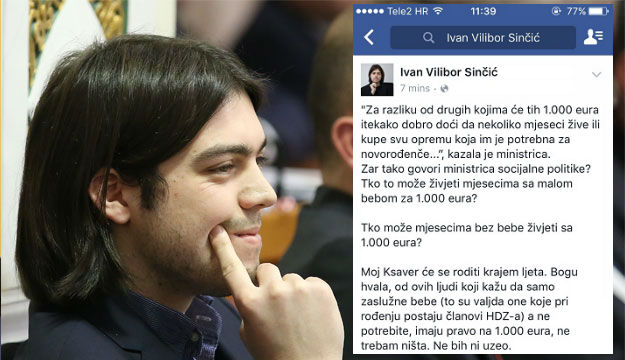 Sinčić napao Bernardicu Juretić zbog 1000 eura po bebi: "Sram vas bilo sve skupa"