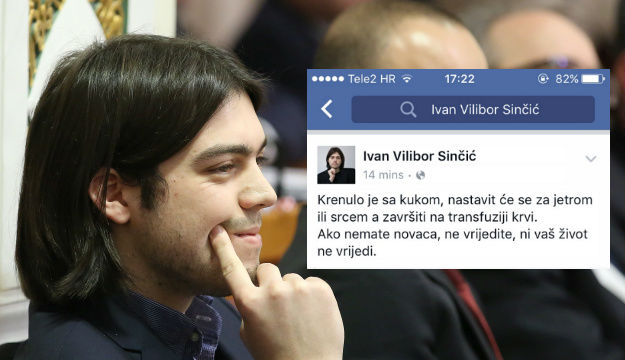 Ivan Sinčić: Ako nemate novca, ne vrijedite, ni vaš život ne vrijedi