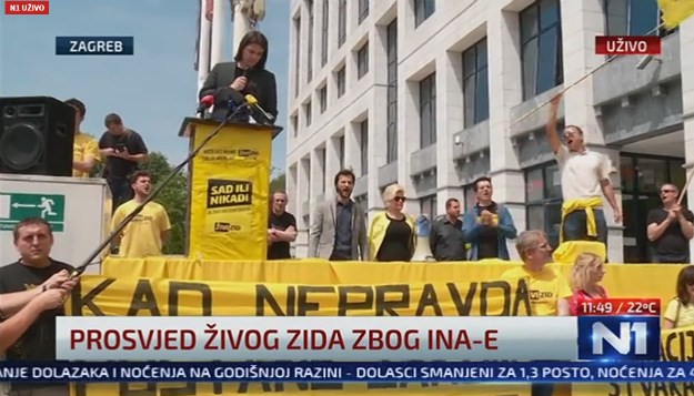PROSVJED ŽIVOG ZIDA PRED INOM Sinčić: Sanader i Karamarko rade za neprijatelje, izdaja!