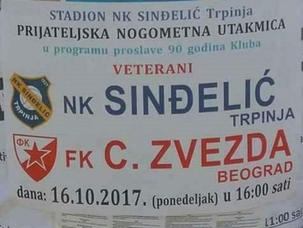 Na obljetnicu pogibije Blage Zadre, kod Vukovara dolazi Zvezda, čiji navijači slave ubijanje grada