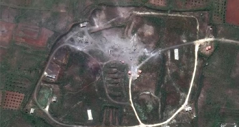 FOTO Satelitske snimke pokazuju uništenje nakon napada u Siriji