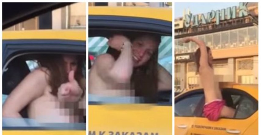 VIDEO Zapeli u koloni pa ubili vrijeme: Par se poseksao u taksiju usred bijela dana