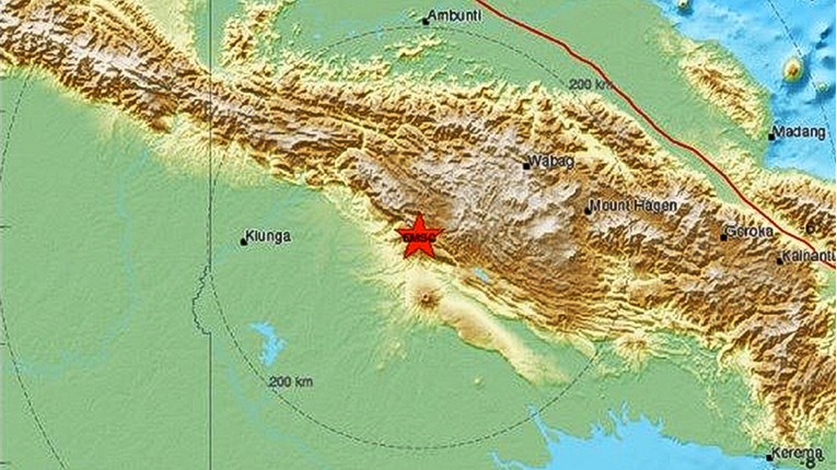 Snažan potres pogodio Papuu Novu Gvineju