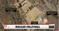 VIDEO Sjevernokorejci igraju odbojku na terenu za nuklearna testiranja