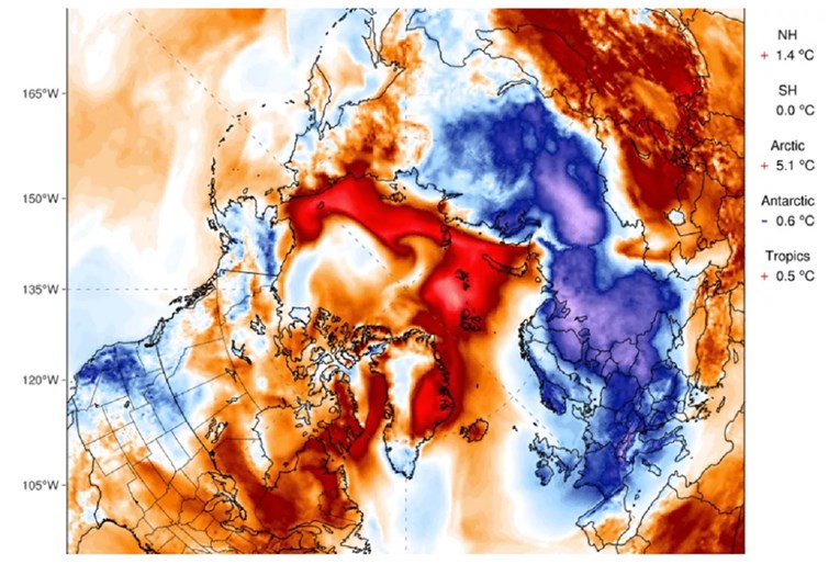 Znanstvenici šokirani "ludim" rastom temperature na Sjevernom polu