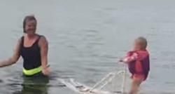 Kakva senzacija! Šestomjesečna bebica postala svjetska rekorderka u skijanju na vodi