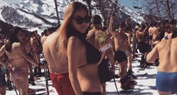 VIDEO Tisuće seksi skijašica u bikinijima spuštalo se niz padinu da bi srušile Guinnessov rekord