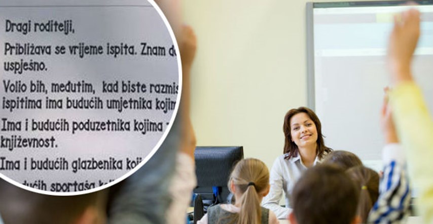 Važna poruka roditeljima: Genijalno pismo širi se hrvatskim školama
