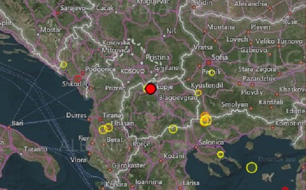 Dva nova potresa pogodila Skopje