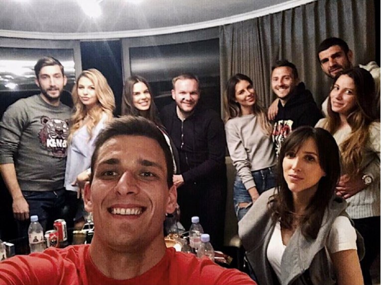 FOTO Dvojica Hajdukovaca i splitski odvjetnik družili se sa srpskom Instagram zvijezdom