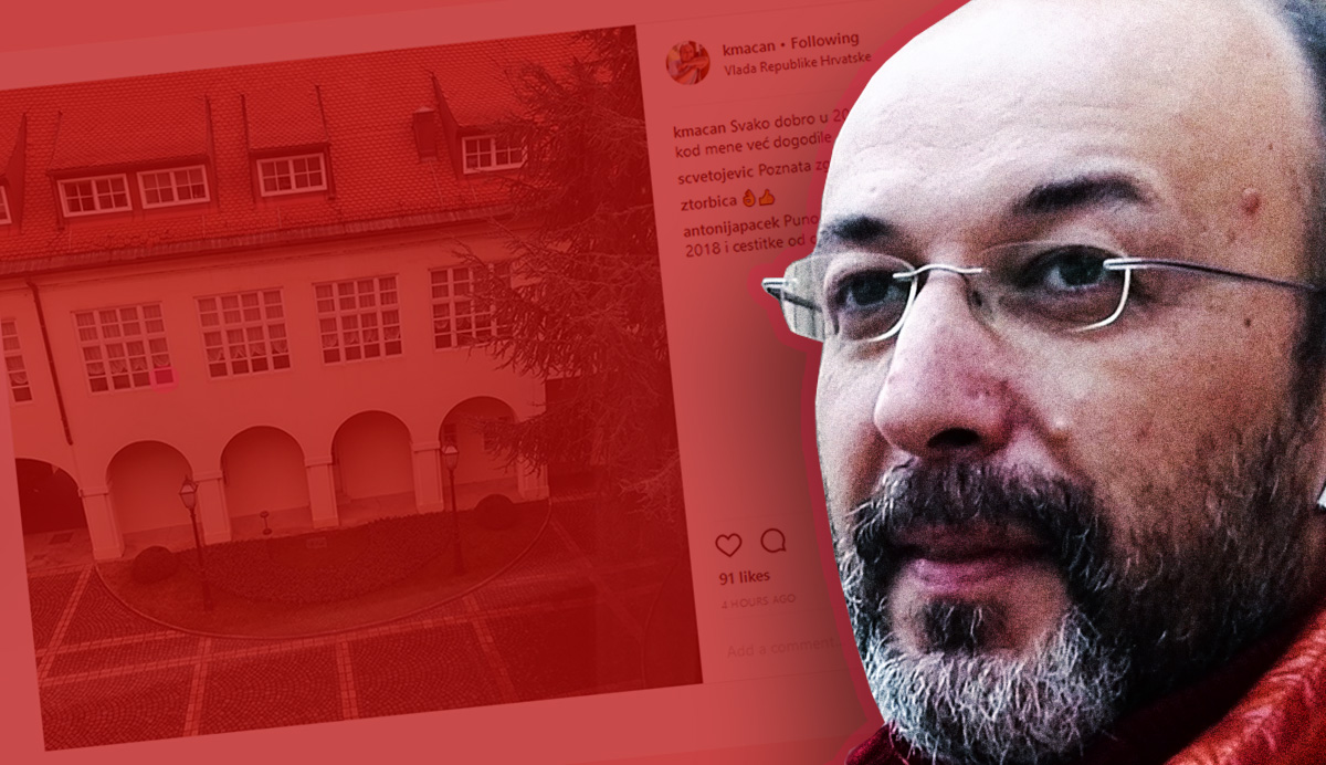 Plenkovićev savjetnik Macan se pohvalio pogledom iz Banskih dvora i odmah izazvao buru na Twitteru