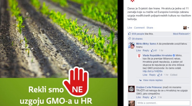 Vlada se hvali: Rekli smo NE uzgoju GMO-a u Hrvatskoj