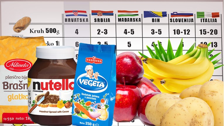 Hrana je puno jeftinija u Srbiji i BiH, pogledajte što se najviše isplati kupovati u susjednim zemljama