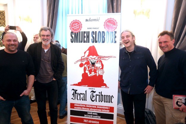 Knjiga "Smijeh slobode - uvod u Feral Tribune" predstavljena danas u Zagrebu