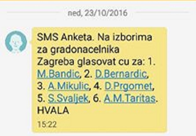 Lokalni izbori su za više od pola godine, a Zagrepčane već gnjave SMS anketama