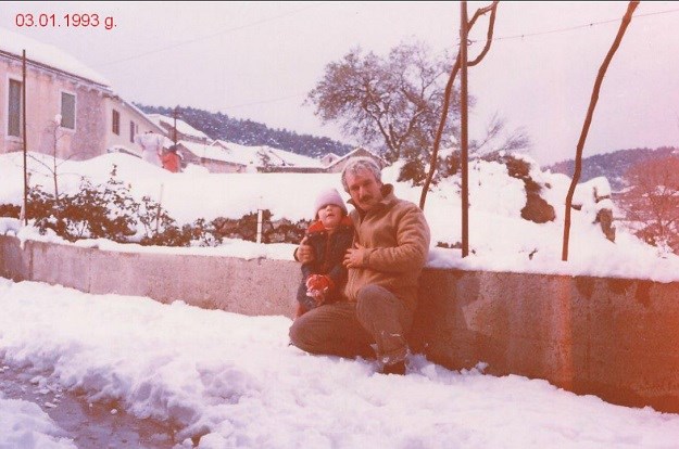 FOTO Snijeg na Hvaru 1993. ostavio fantastične fotografije i tople uspomene