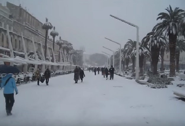 Prije 4 godine snijeg je paralizirao Dalmaciju, a Nevenka Bečić je briljirala: Tko padne sam je kriv