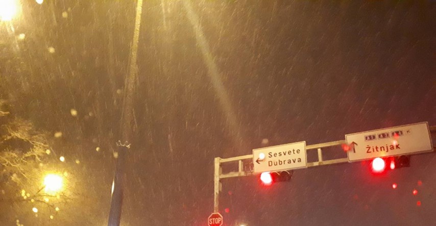 FOTO U Zagrebu i okolici pada snijeg