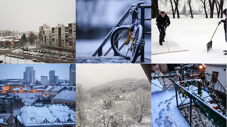 POGLEDAJTE FOTOGRAFIJE Hrvatsku zabijelio snijeg, ima ga u Istri, Zagorju, Slavoniji, u Zagrebu i dalje pada