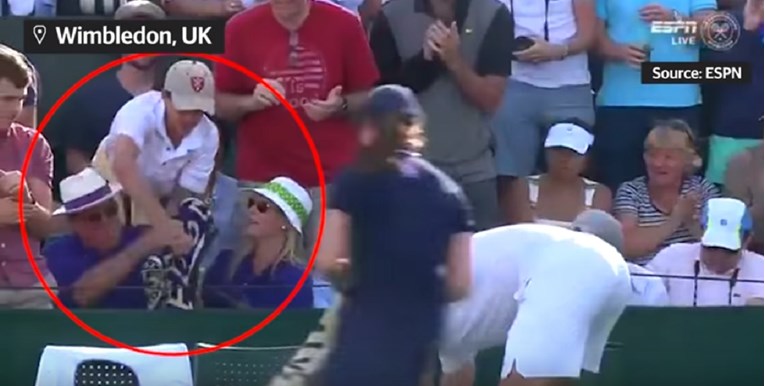 "MA, KAKO GA NIJE SRAM?" Američki tenisač obećao ručnik klincu kojemu je stariji navijač istrgnuo suvenir