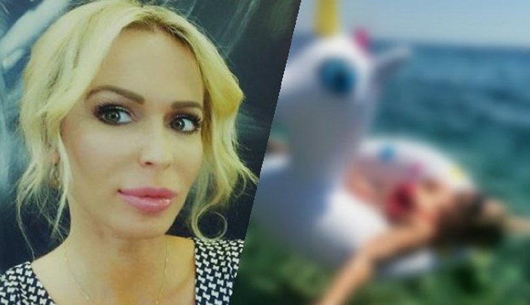 FOTO Renata Sopek zajahala jednoroga, a svi su joj se zagledali u bujne grudi u badiću