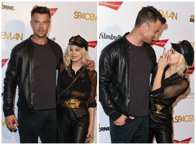 Zgodni Josh Duhamel na premijeru filma "Spaceman" izveo čudno odjevenu suprugu Fergie