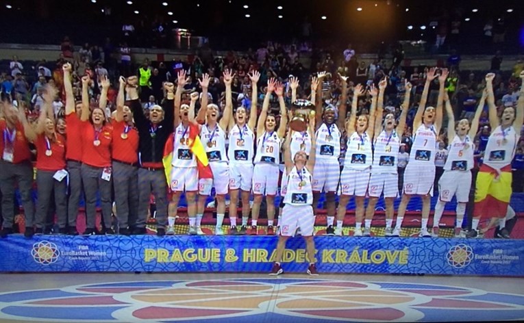 TREĆA TITULA U POVIJESTI Španjolskim košarkašicama naslov prvaka Europe