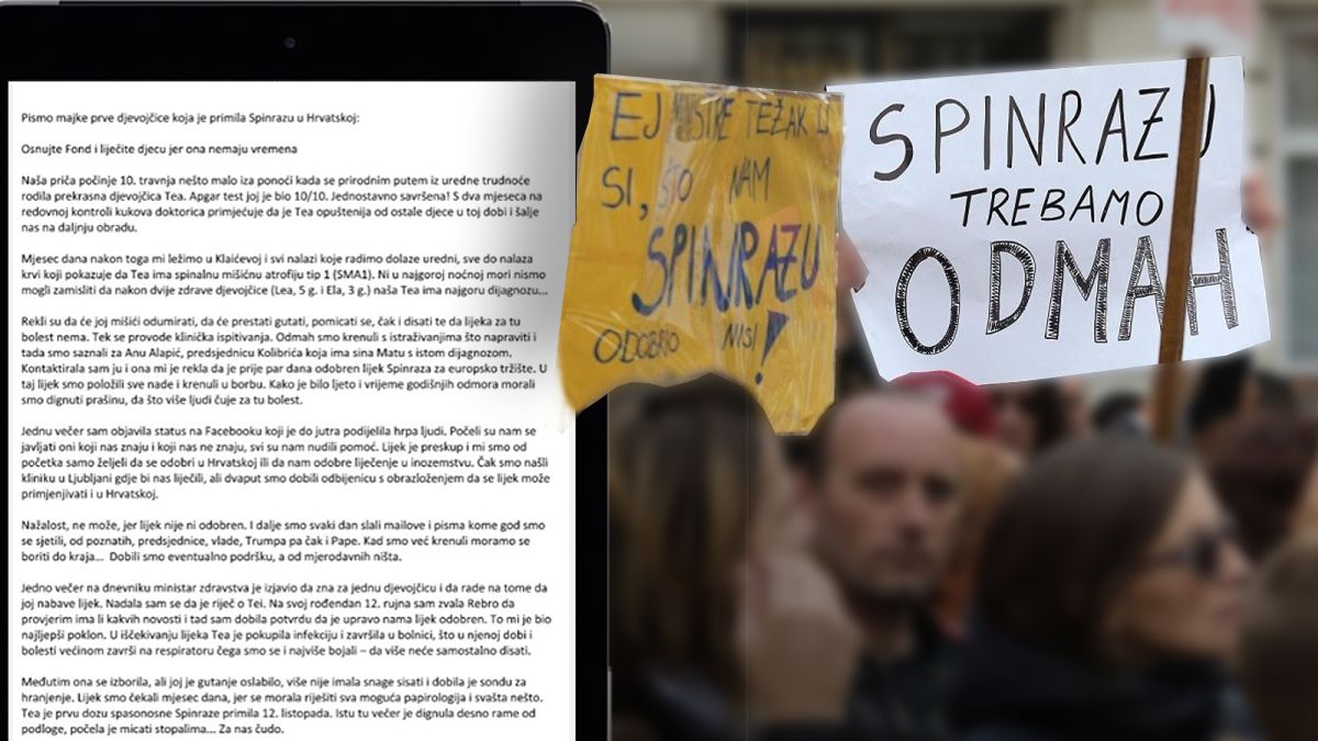 Majka djevojčice koja je prva primila lijek Spinrazu u Hrvatskoj: "Tea sad ima snage držati zvečku"
