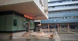 Odlomio se komad stropa samostana u Splitu, policiju uzbunio alarm Partner banke