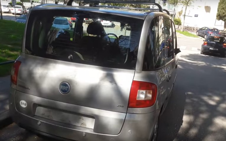 VIDEO Gostima iz Beograda po drugi put oštetili automobil u Splitu